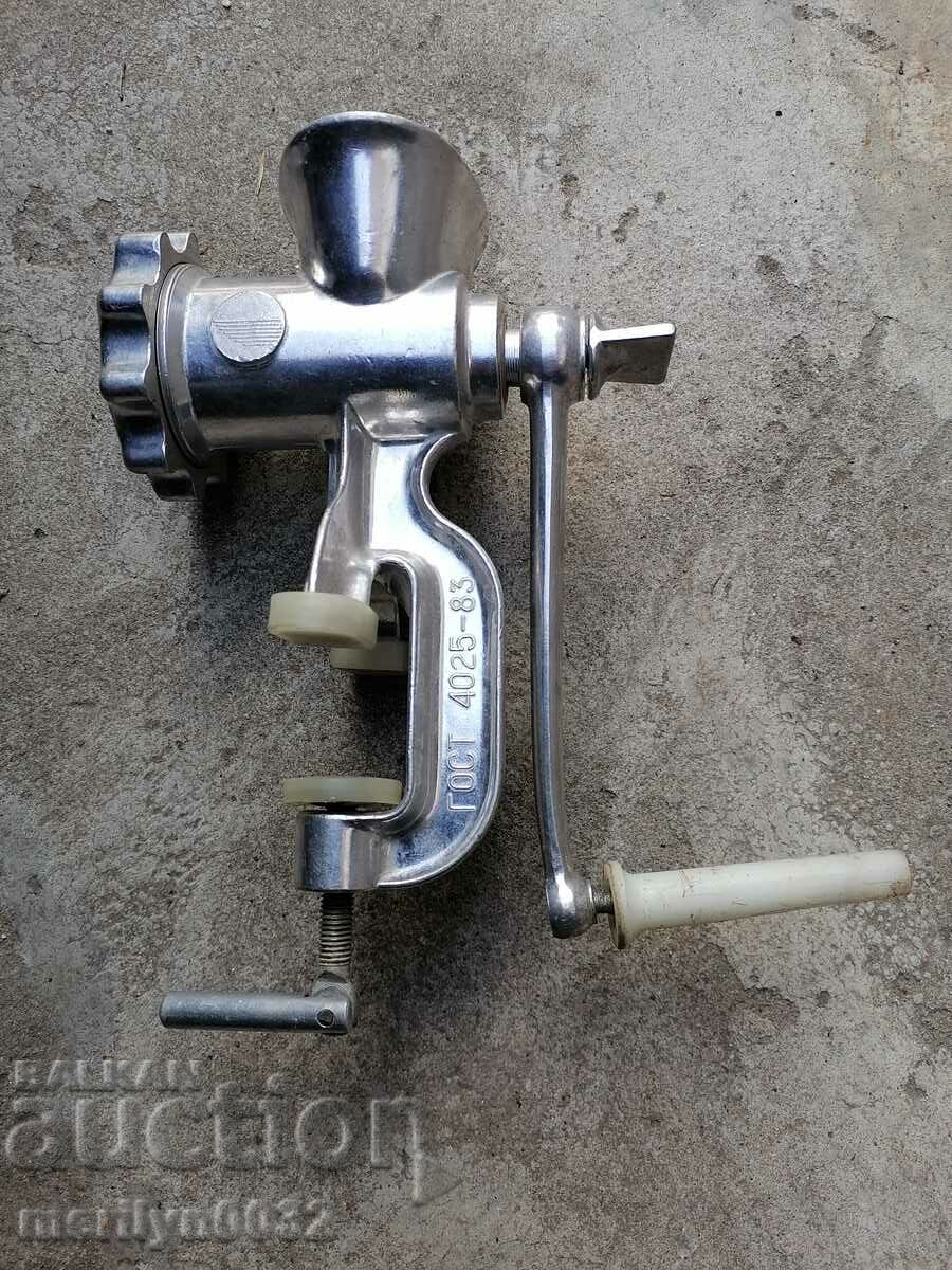An old meat grinder, a milling machine with price 48.00 BGN | € 24.54