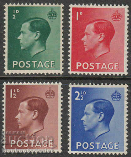 England 1936 Edward VIII Definitives Stamps Set