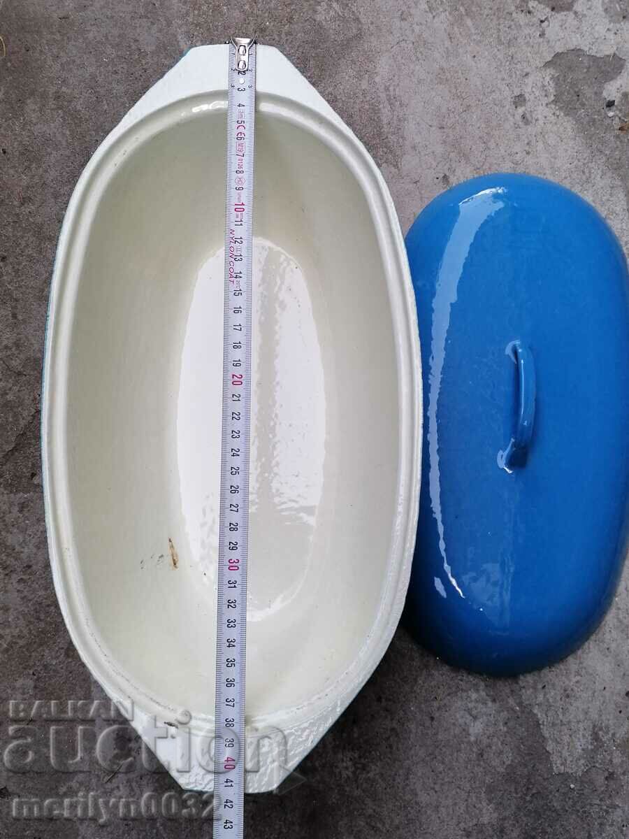 Cast iron dish with enamel enameled casserole pot with lid - 5 Cast iron dish with enamel enameled casserole pot with lid - 5