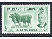 Insulele Falkland 1 / 2d 1952 KGVI