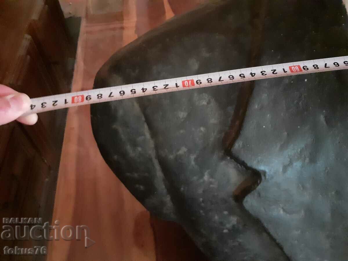 Bust imens din ipsos al lui Georgi Dimitrov semnat în anii '60. - 6 Bust imens din ipsos al lui Georgi Dimitrov semnat în anii '60. - 6