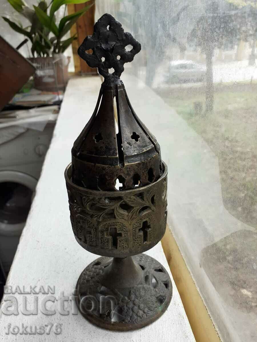 Old bronze table incense burner incense burner - BZC with price 169.00 BGN | € 86.41