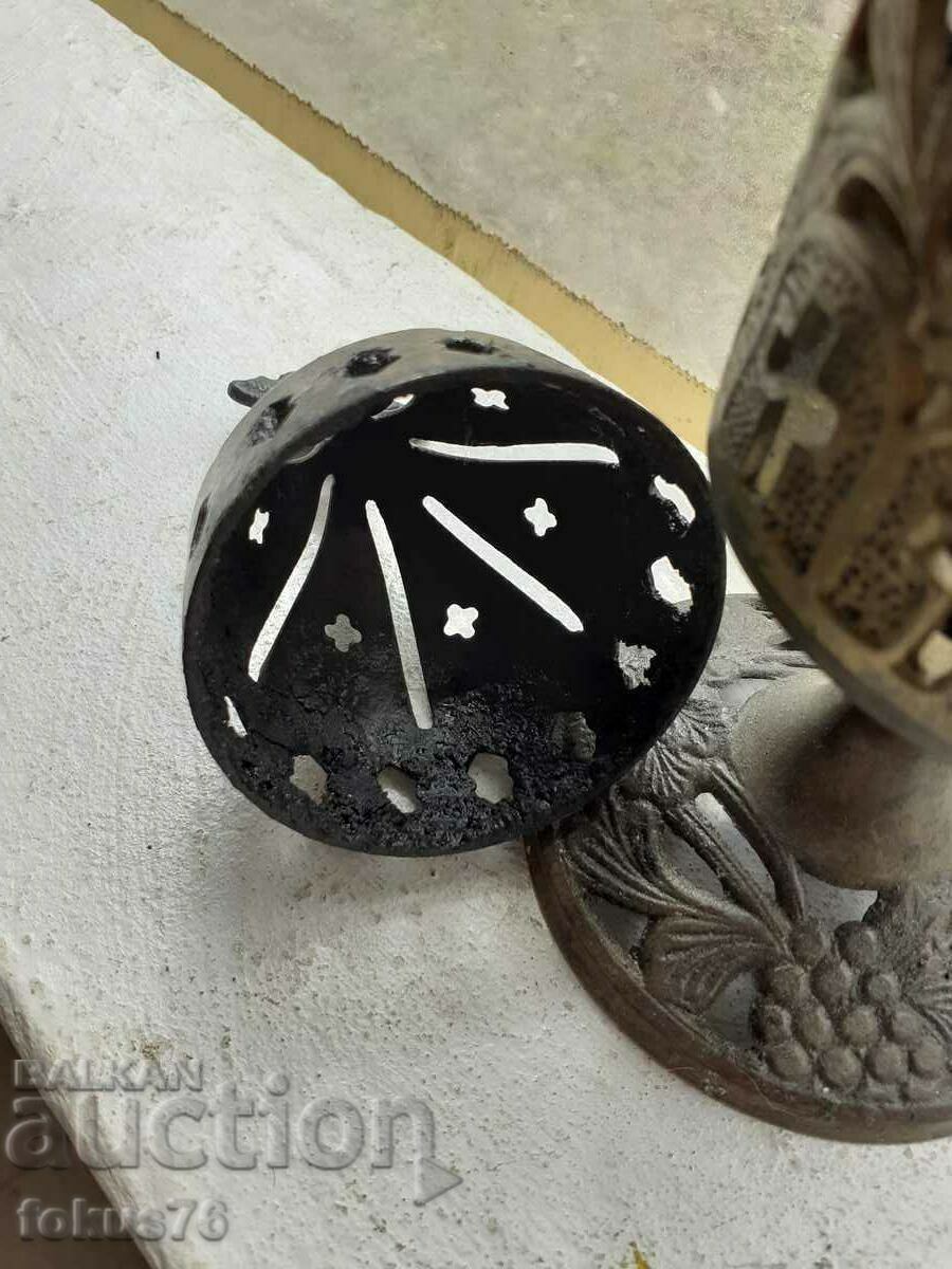 Old bronze table incense burner incense burner - BZC - 5