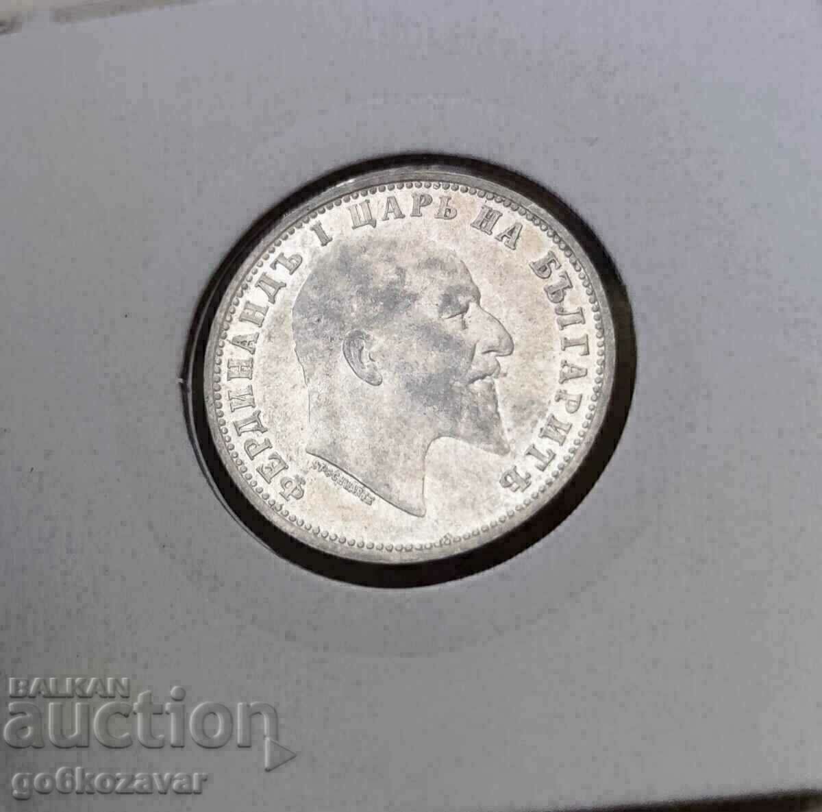 Auction  Bulgaria 1 lev 1910 silver. For Collection!