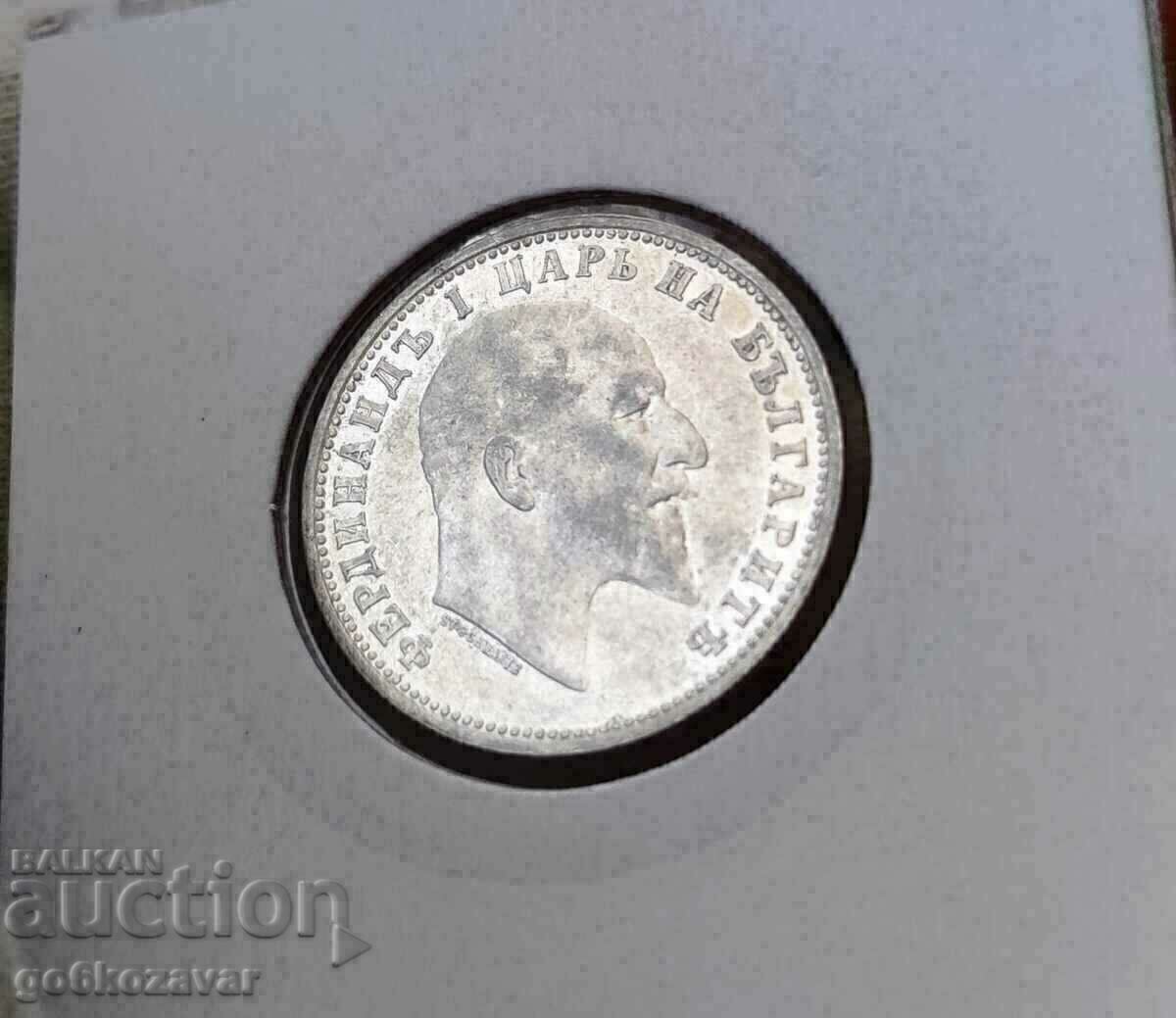 Παράδοση Βουλγαρία 1 λεβ 1910 ασήμι. Για Συλλογή!