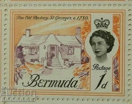 BERMUDA 1962-68 SG163 1d. THE OLD RECTORY, ST GEORGE'S - MNH