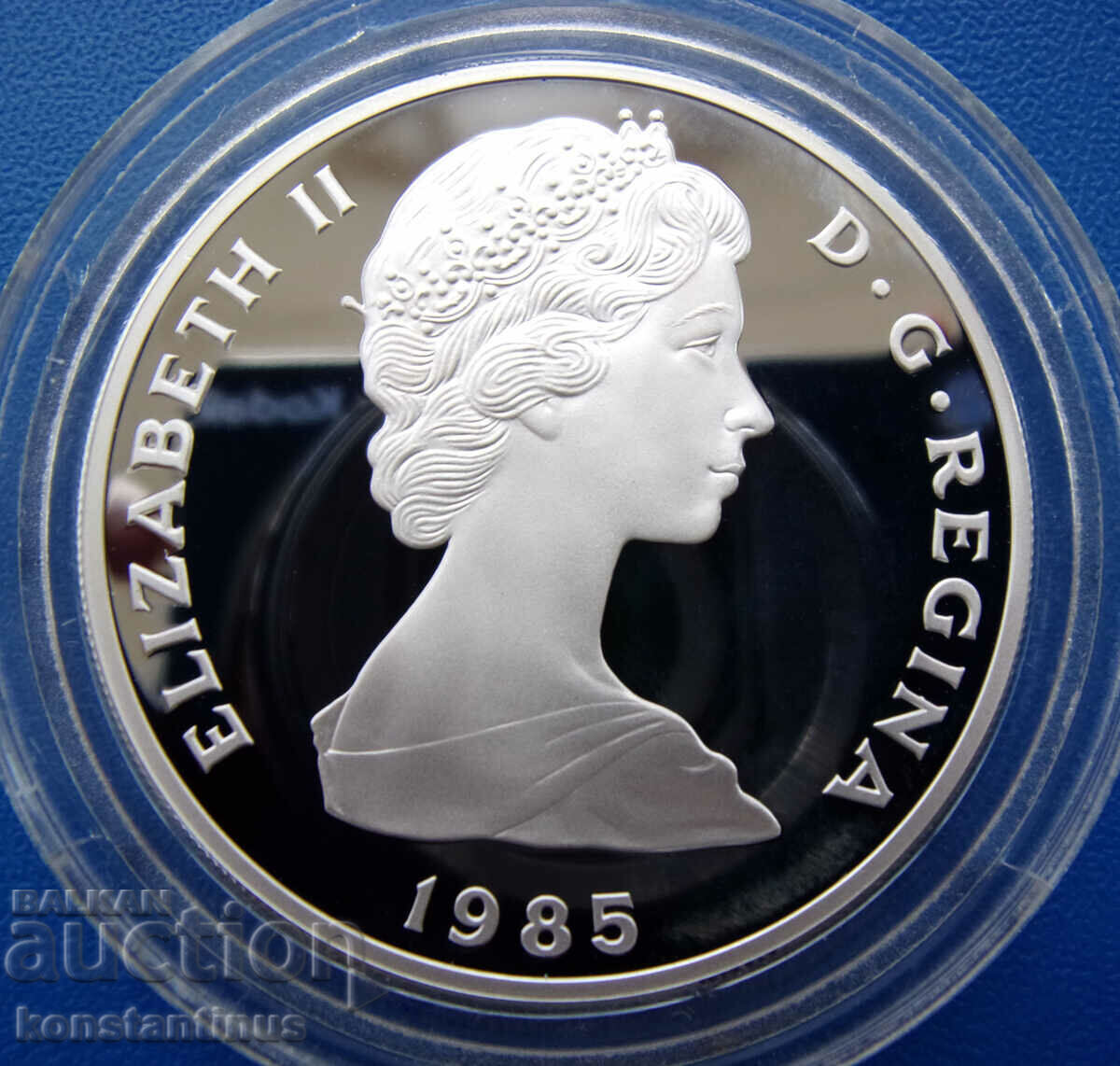 Търк и Кейкос  10  Кроун  1985  UNC  PROOF  Very Rare с цена € 61.36 | 120.01 лв.