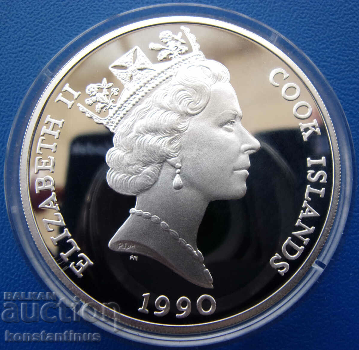 о-и Куk  50  Долара  1990  UNC  PROOF  Rare с цена € 46.02 | 90.01 лв.