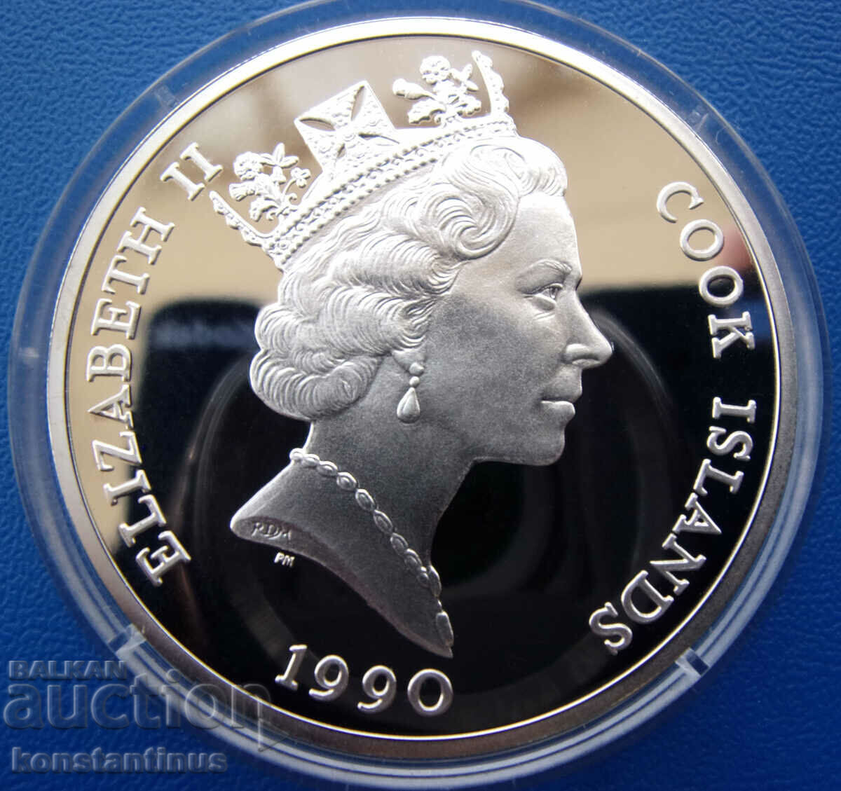 о-и Куk  50  Долара  1990  UNC  PROOF  Rare с цена € 46.02 | 90.01 лв.