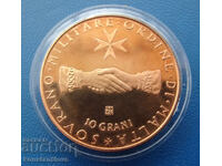 Малта - Малтийски Орден 10 Грани  1969  UNC  PROOF Very Rare