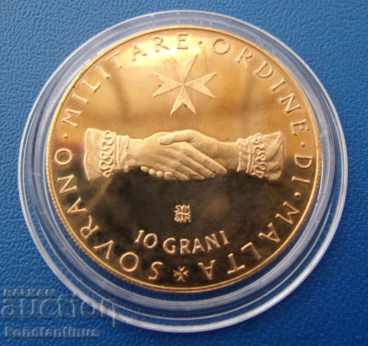 Малта - Малтийски Орден 10 Грани  1972  UNC  PROOF Very Rare с цена € 40.00 | 78.23 лв.