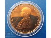 Malta - Ordinul Maltez 10 Grani 1973 UNC PROOF Foarte Rar