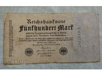 500 de timbre 1922 Germania