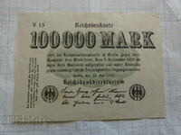 100.000 de timbre 1923 Germania