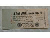 5 million marks 1923 Germany