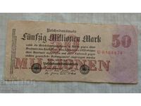50 million marks 1923 Germany