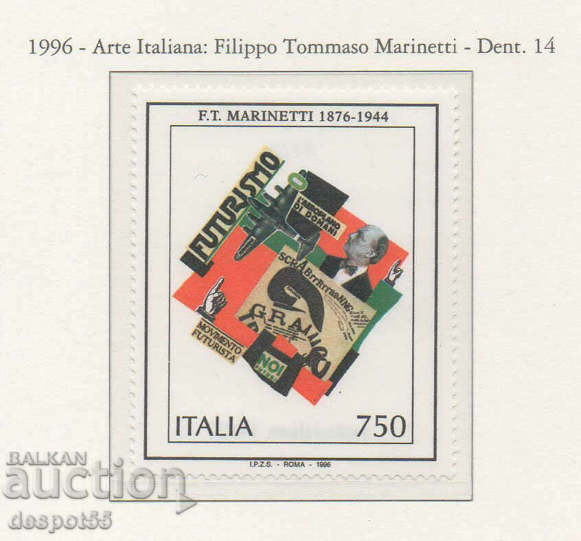 1996. Italy. Filippo Tomaso Marinetti, science fiction writer.
