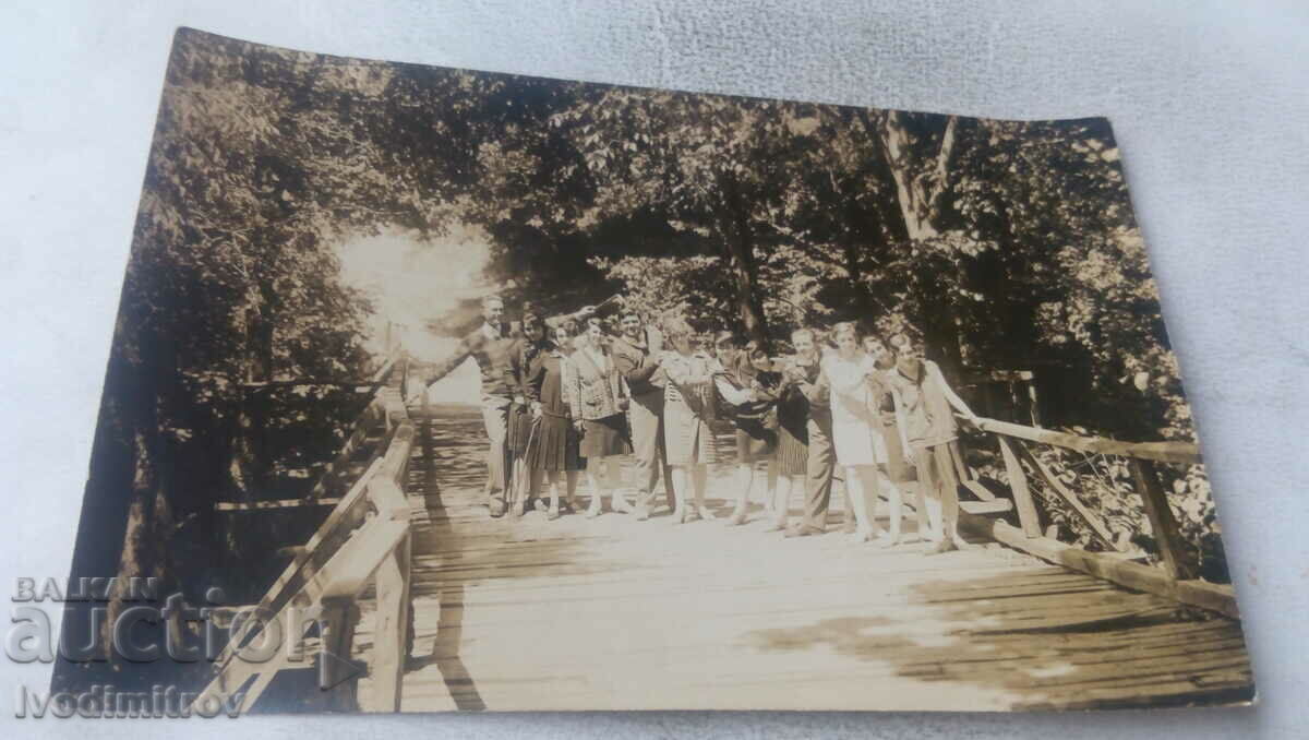 Fotografie Kostenets Wooden Bridge Company 1928