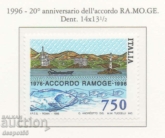 1996. Italy. Joint edition of Italy, France.