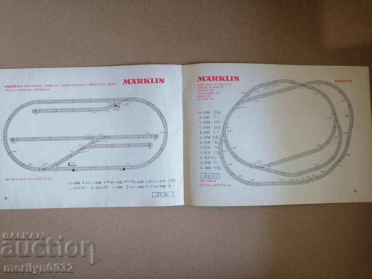 Auction Old German magazine Marklin Auction Old German magazine Marklin