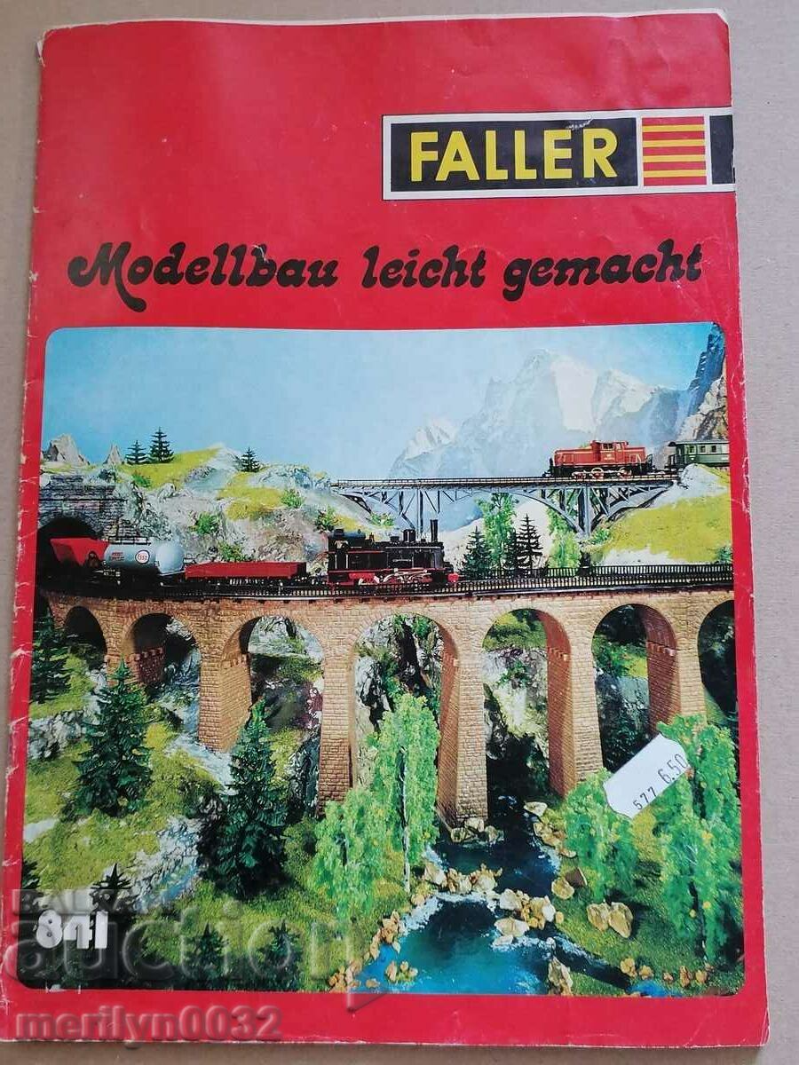 Старо немско списание Faller 1984 год