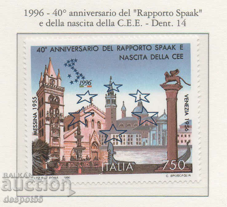 1996. Италия. 40-та годишнина от първата среща на ЕИО.
