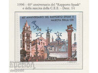 1996. Italia. 40 de ani de la prima reuniune a CEE.