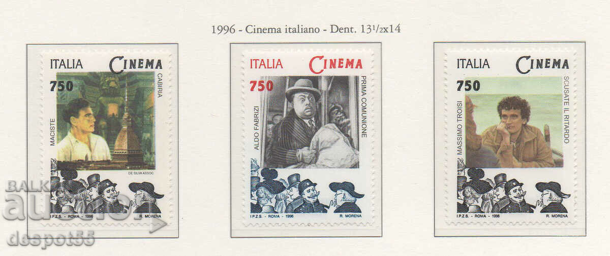 1996. Италия. 100-годишнината на киното.