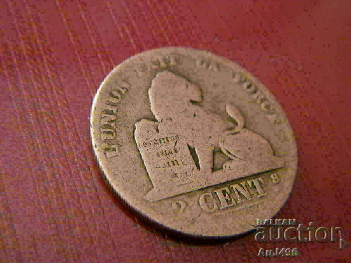 2 CENTIMES 1870 2 CENTIMES 1870