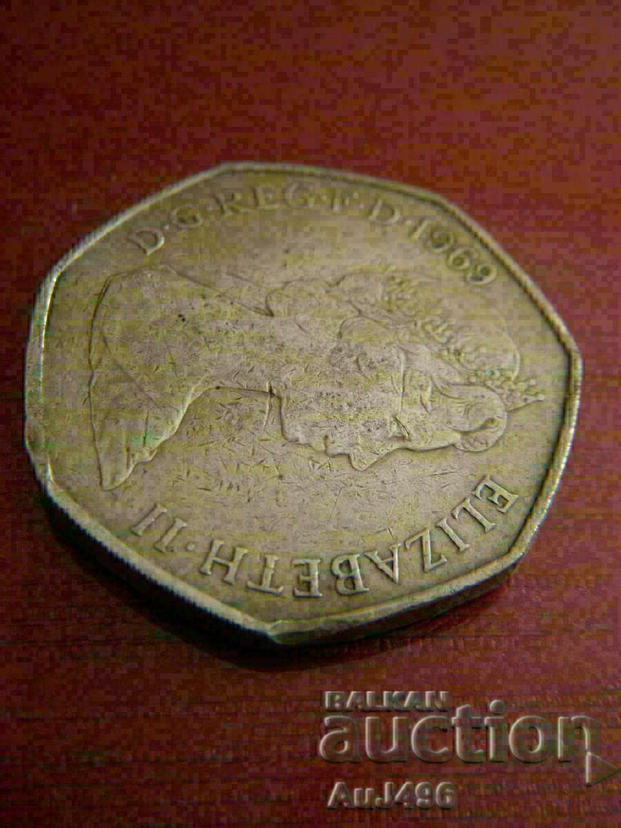 50 NEW PENCE 1969 - 5 50 NEW PENCE 1969 - 5