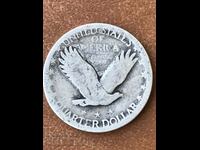 USA America 1/4 Dollar Faced Freedom Eagle Silver 900