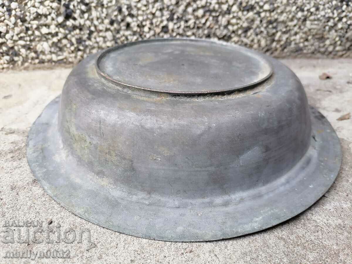 Old copper sahan, baker, bowl, plate, tass - 5 Old copper sahan, baker, bowl, plate, tass - 5