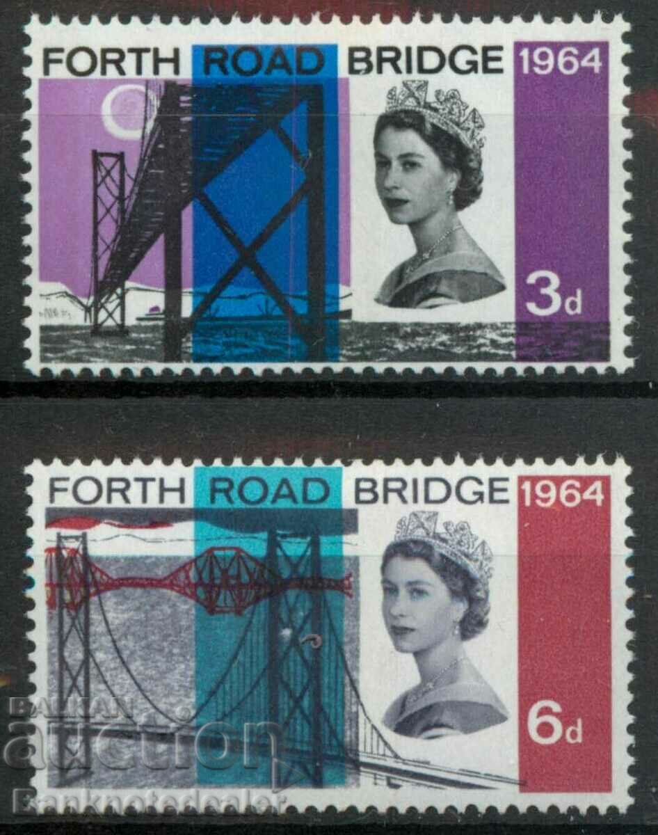 GB 1964 Opening of Forth Bridge Complete SG659 - SG660