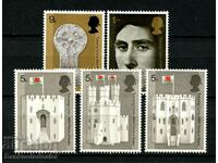 GB Stamps 1969 Prince of Wales Investiture SG.802a to 806