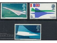 GB 1969 Concorde set SG 784 - 786 MNH no 2