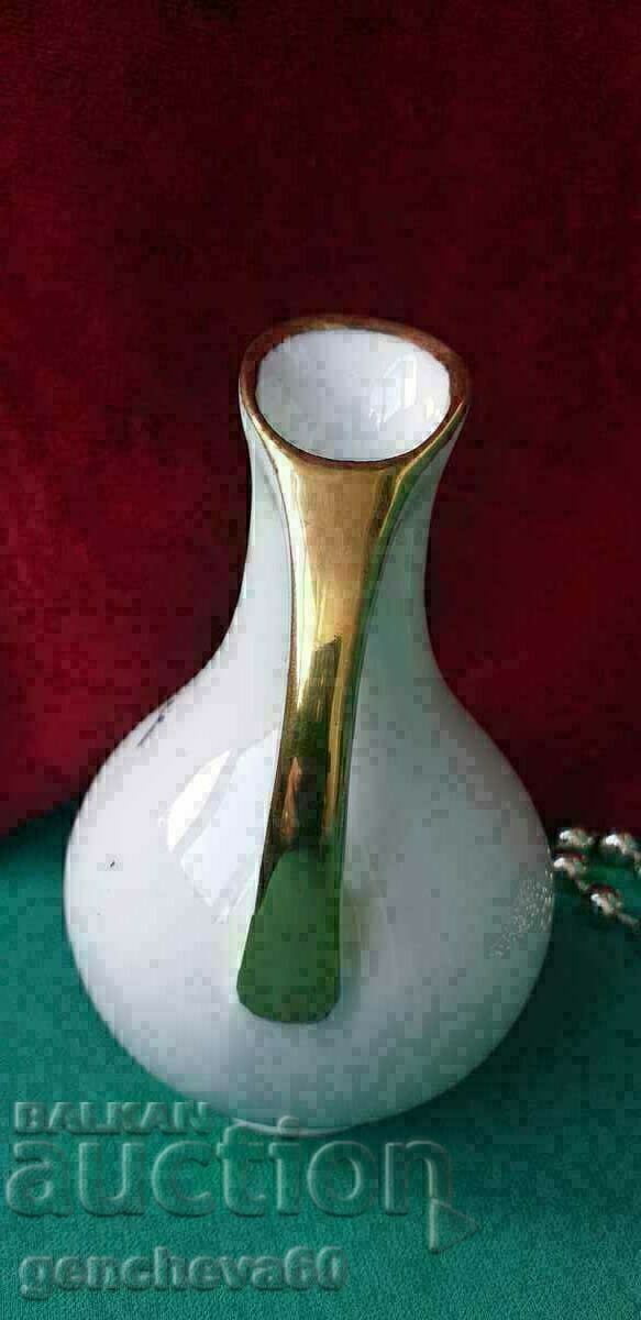 1957 Porcelain amphora, signed with price 12.00 BGN | € 6.14 1957 Porcelain amphora, signed with price 12.00 BGN | € 6.14