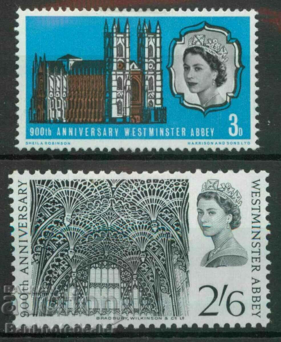 GB 1966 Westminster Abbey set SG 687-688 MNH