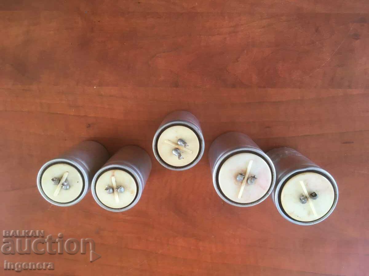 CAPACITOR BULGARIA-8MICROFARADA / 400V-2 PCS AND 5 / 380V-3 PCS - 5 CAPACITOR BULGARIA-8MICROFARADA / 400V-2 PCS AND 5 / 380V-3 PCS - 5