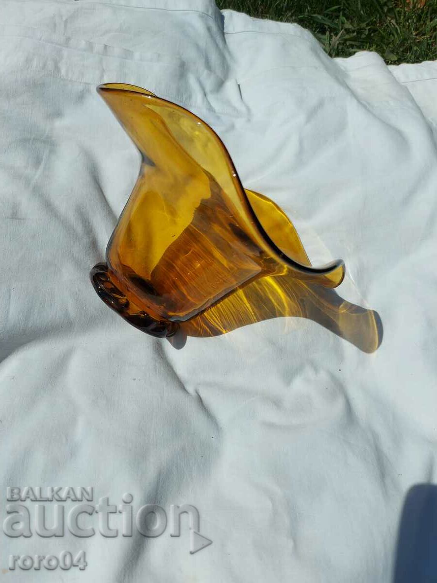 OLD GLASS BOWL - FRUIT SHOP - 7 OLD GLASS BOWL - FRUIT SHOP - 7