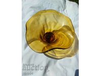 СТАРА СТЪКЛЕНА КУПА - ФРУКТИЕРА