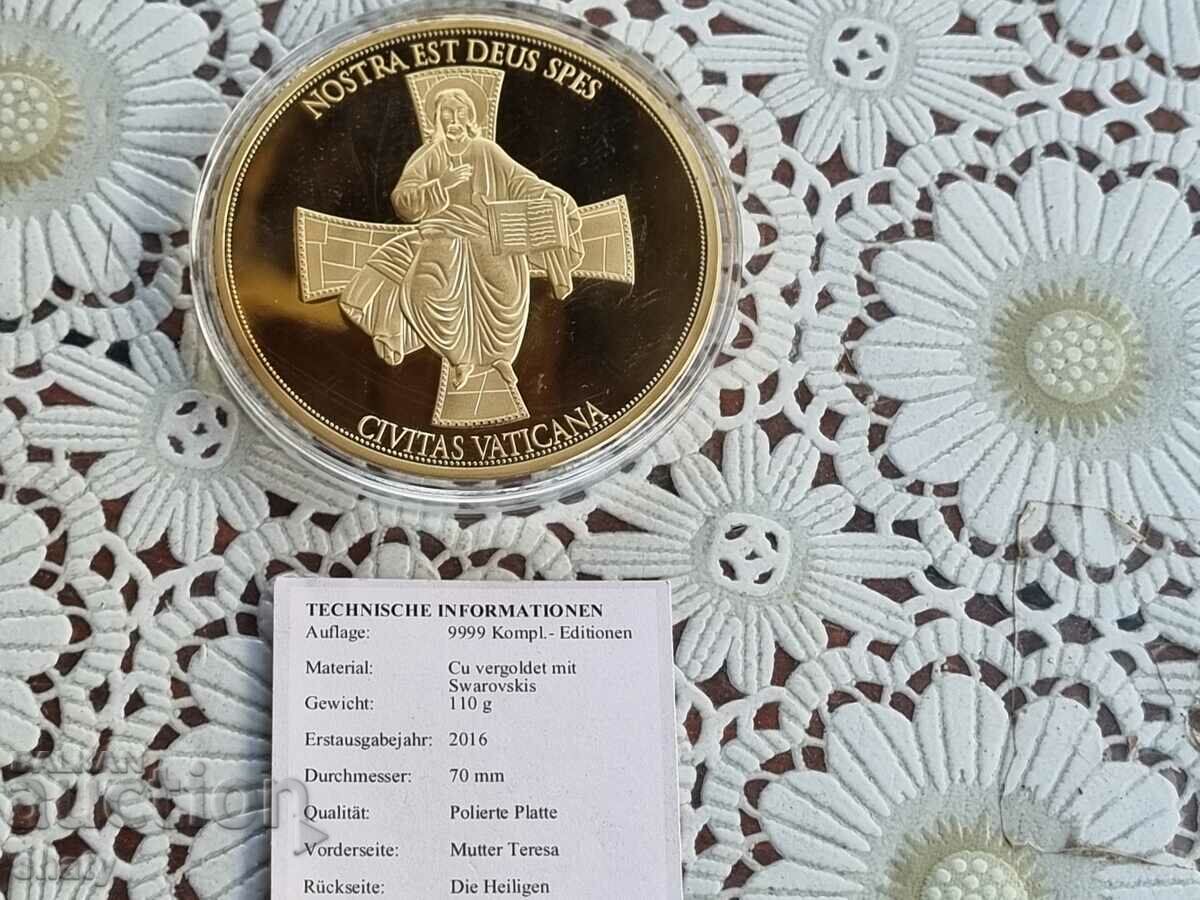 Μετάλλιο. Τιμητική πλαξ. Μητέρα Τερέζα - 6