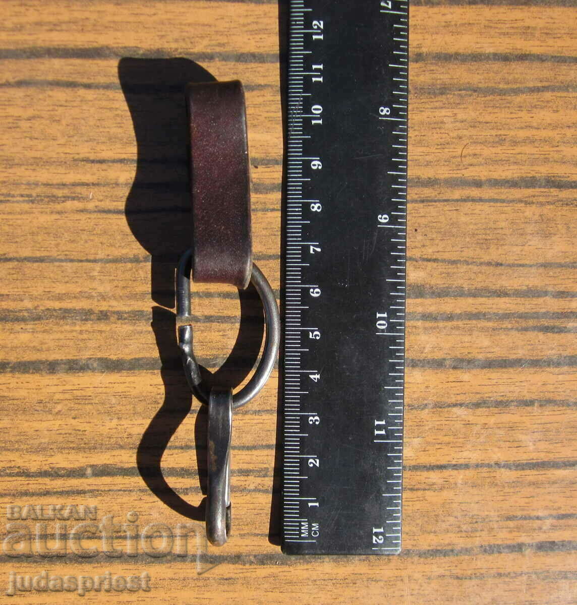 old bracket with leather strap steel clip for military knife - 7 old bracket with leather strap steel clip for military knife - 7