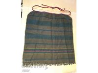 Authentic woven woolen apron, costume