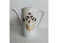 CURTEA CĂRBĂTORUL CU CAPAC DE CAFEA VECHI SĂNĂTOS DE PORCELAN