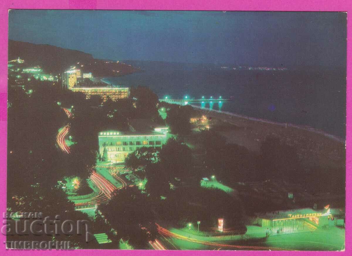 Auction  275065 / GOLDEN SANDS Night panorama Bulgaria card