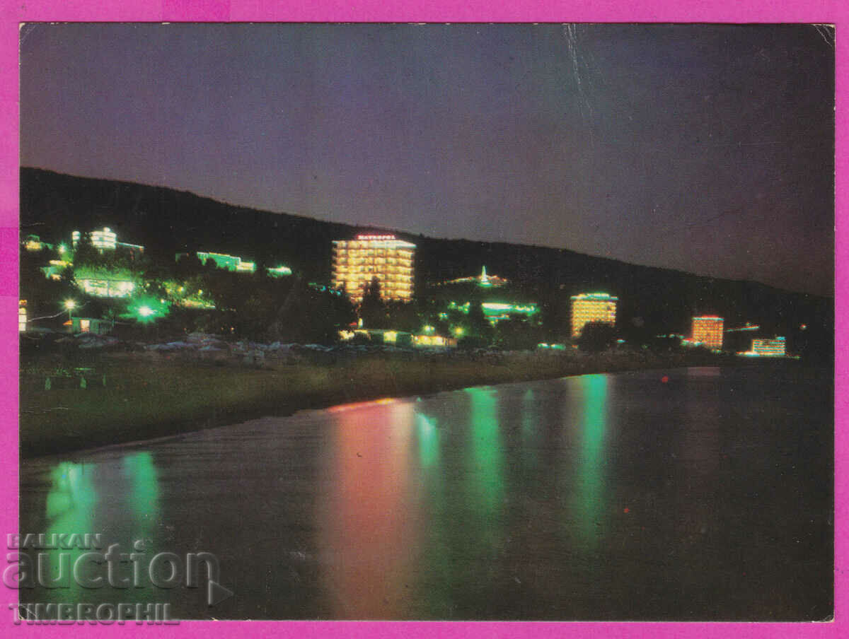 Auction 275067 / GOLDEN SANDS Night view Bulgaria card Auction 275067 / GOLDEN SANDS Night view Bulgaria card