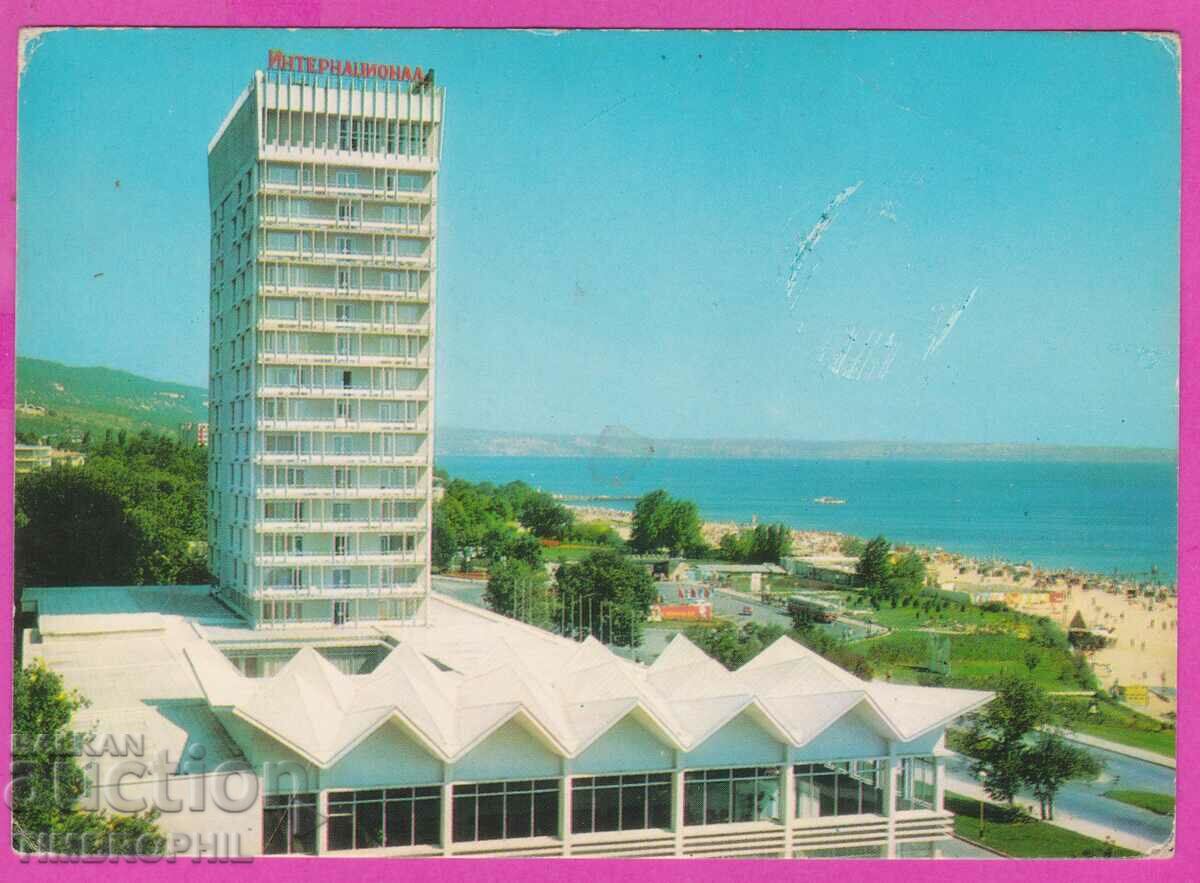Auction 275093 / GOLDEN SANDS hotel International Bulgaria card Auction 275093 / GOLDEN SANDS hotel International Bulgaria card
