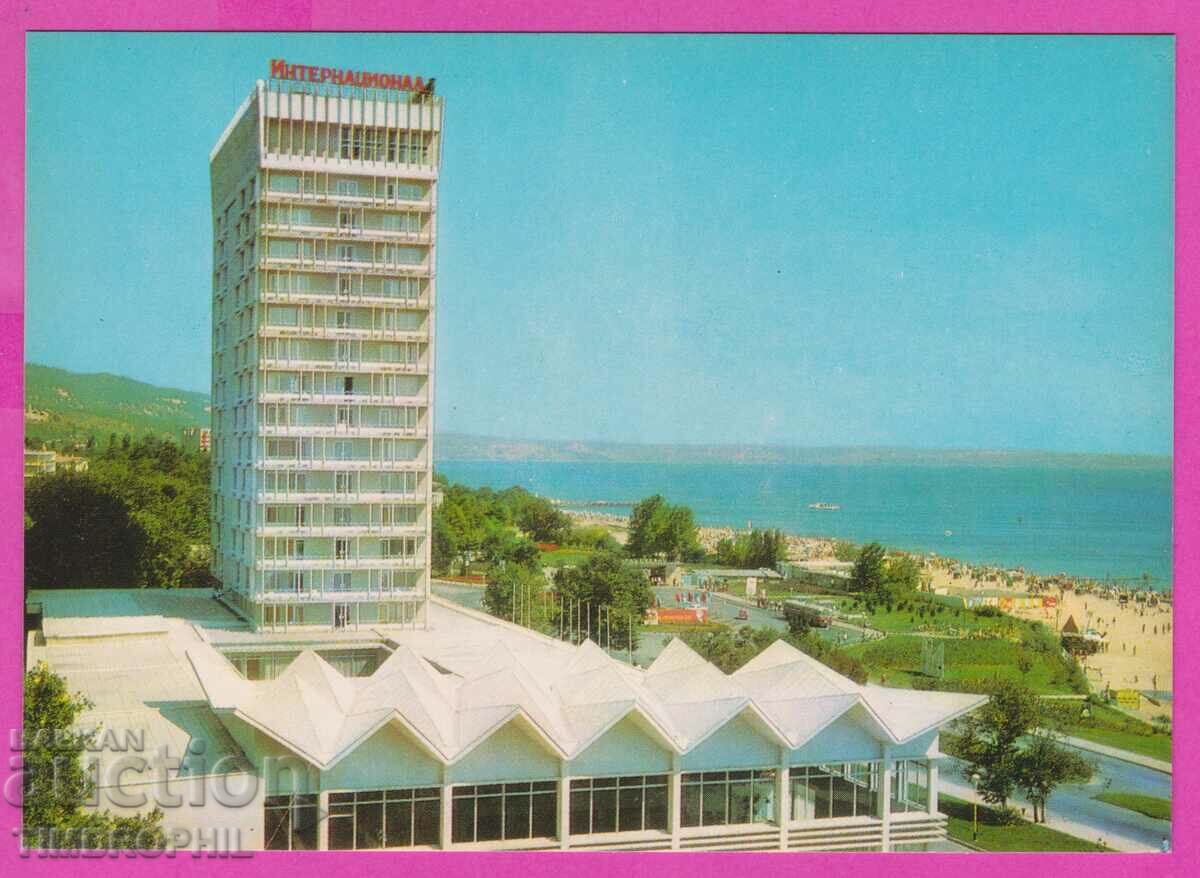 Auction 275094 / GOLDEN SANDS hotel International Bulgaria card Auction 275094 / GOLDEN SANDS hotel International Bulgaria card
