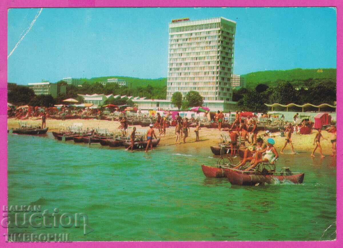 Auction 275099 / GOLDEN SANDS hotel International Bulgaria card Auction 275099 / GOLDEN SANDS hotel International Bulgaria card