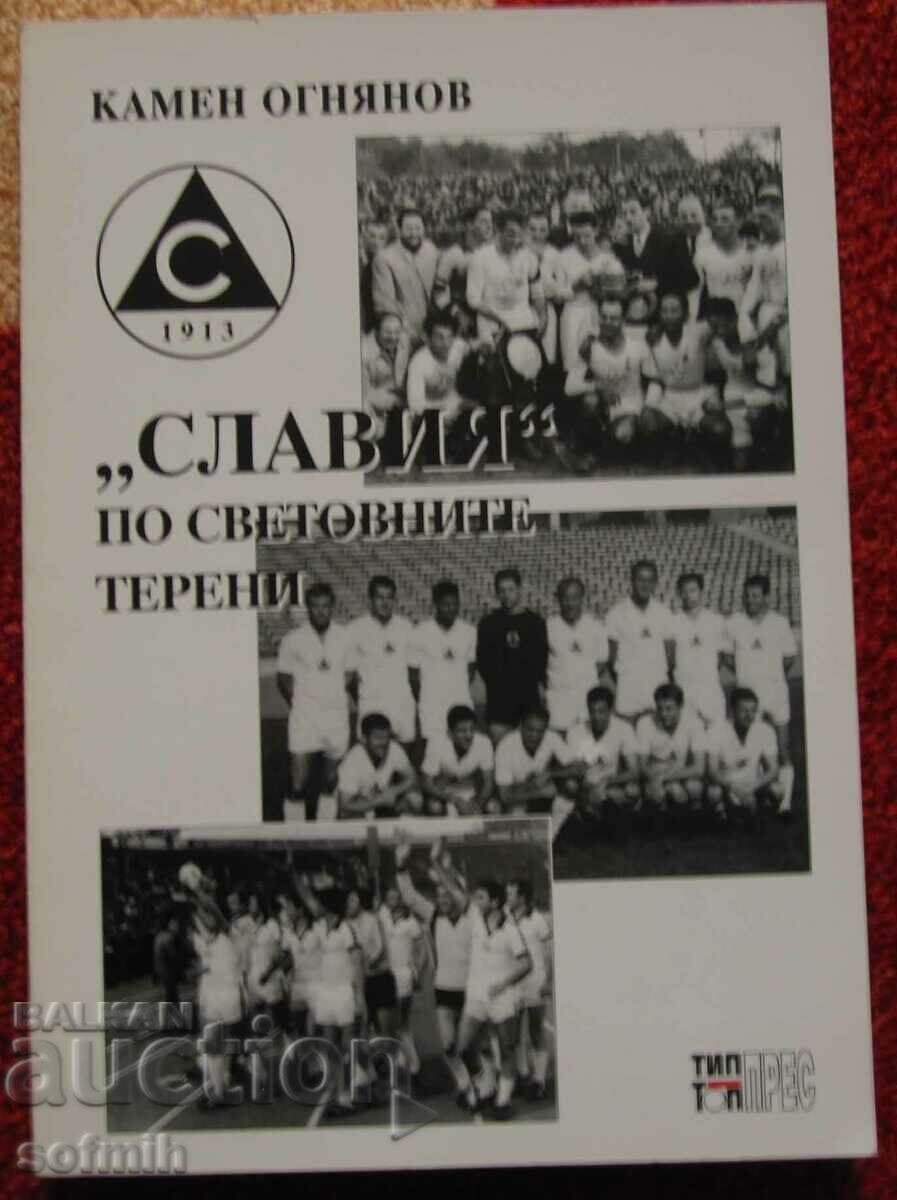 football book Slavia on world courts